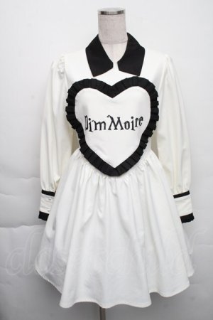 画像: DimMoire / ハートフリルワンピース  白 S-25-12-01-047-LO-OP-HR-ZS