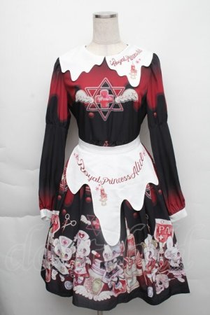 画像: Royal Princess Alice / Melty Hospitalエプロン付きワンピース  黒 S-25-12-01-049-LO-OP-HR-ZS