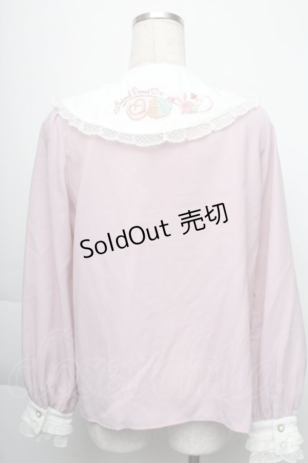 画像3: 【SALE】Amavel / Animal Donutsブラウス  ピンク S-25-12-01-008-CA-BL-AS-ZT032 (3)