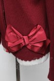 画像3: PINK HOUSE / サイドリボンニットカーディガン  ボルドー S-25-12-01-014-LO-TO-SA-ZT037 (3)