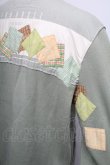 画像3: PINK HOUSE / 後ろパッチワークカットカーディガン  グリーン S-25-12-01-020-LO-TO-SA-ZT040 (3)