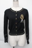 画像1: Angelic Pretty / ブリジットエンブレムワッペンカーディガン  黒 S-25-12-01-023-AP-TO-HR-ZS (1)