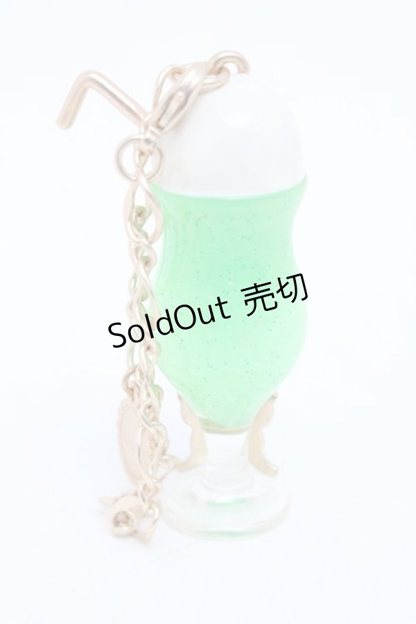 画像3: axes femme POETIQUE / クリームソーダバッグチャーム  グリーン S-25-12-02-003-AX-ZA-AS-ZS (3)