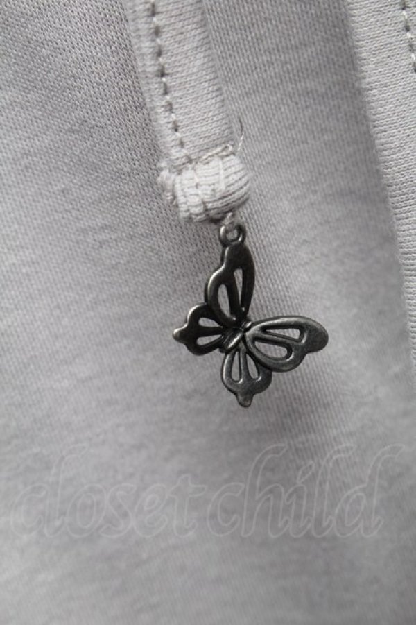 画像3: axes femme / 肩あきリボンデザインプルオーバー  グレー S-25-12-02-026-AX-TO-AS-ZS (3)