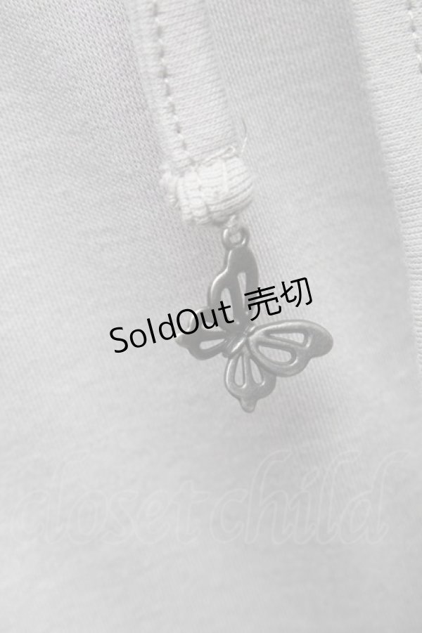 画像3: axes femme / 肩あきリボンデザインプルオーバー  グレー S-25-12-02-026-AX-TO-AS-ZS (3)