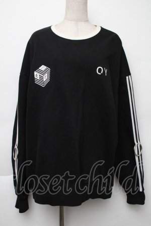 画像: PUNKその他 / 刺繍トレーナー  黒ｘ白 S-25-12-02-029-PU-TS-HR-ZS