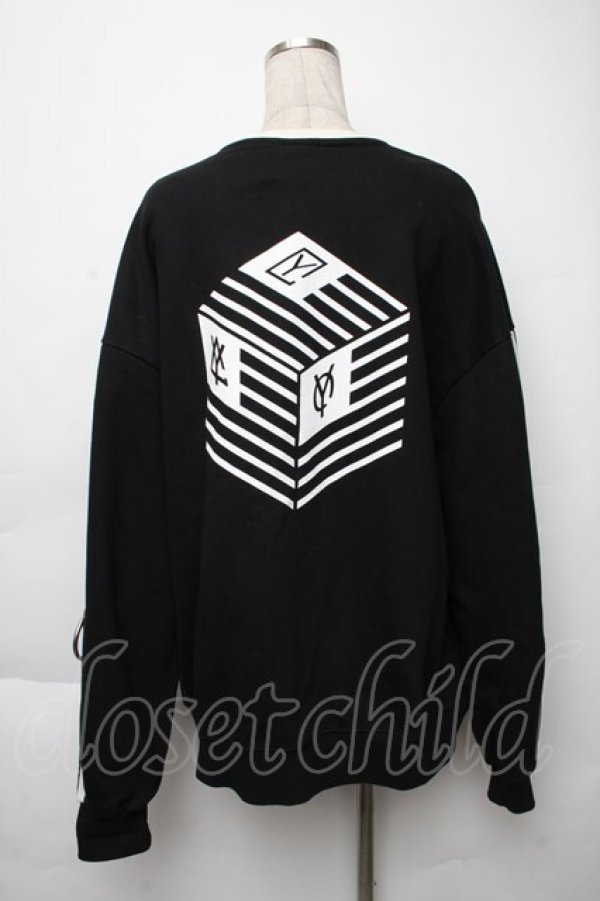 画像2: PUNKその他 / 刺繍トレーナー  黒ｘ白 S-25-12-02-029-PU-TS-HR-ZS (2)