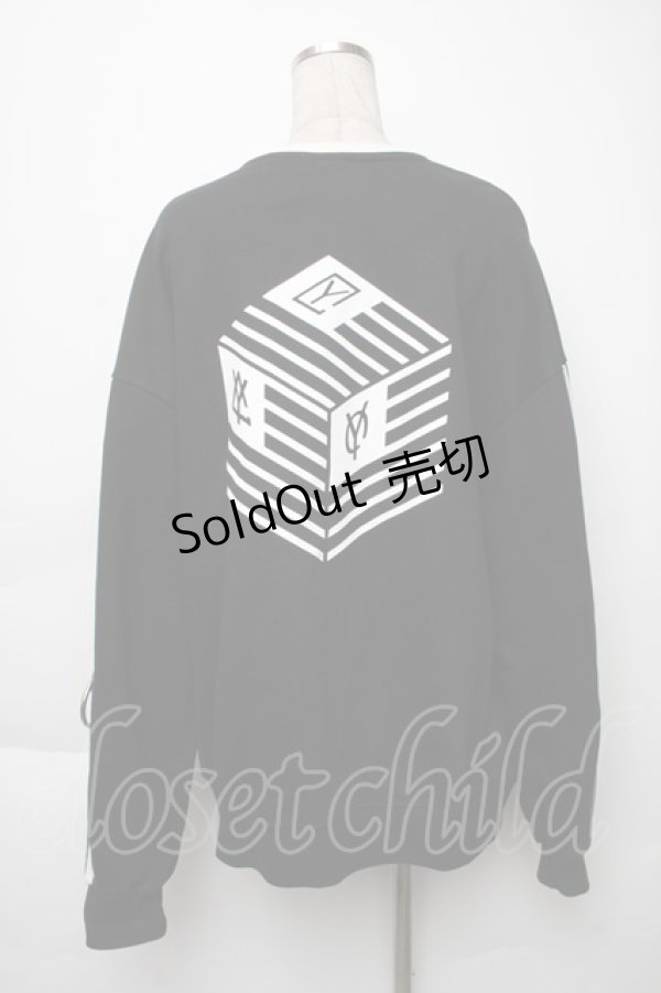 画像2: PUNKその他 / 刺繍トレーナー  黒ｘ白 S-25-12-02-029-PU-TS-HR-ZS (2)