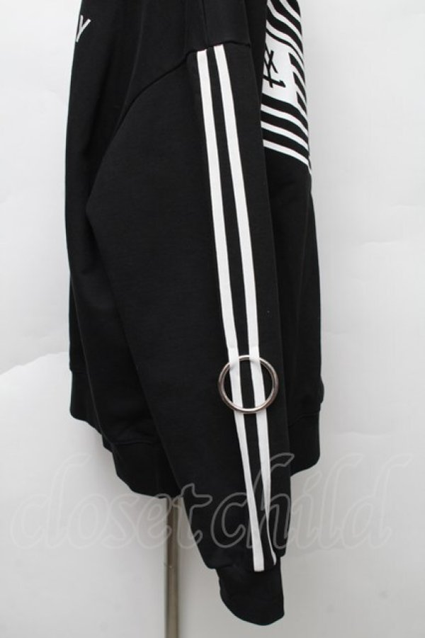 画像3: PUNKその他 / 刺繍トレーナー  黒ｘ白 S-25-12-02-029-PU-TS-HR-ZS (3)