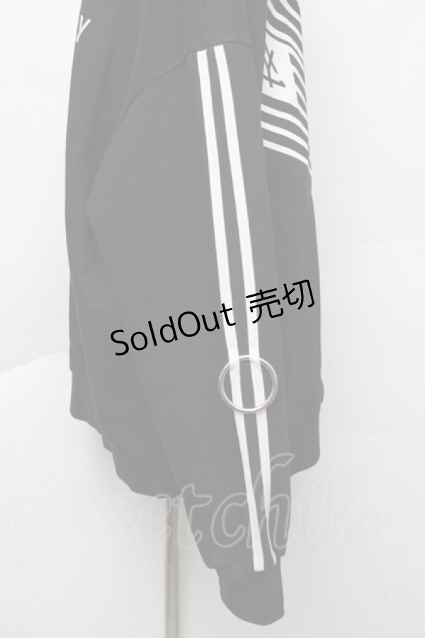 画像3: PUNKその他 / 刺繍トレーナー  黒ｘ白 S-25-12-02-029-PU-TS-HR-ZS (3)