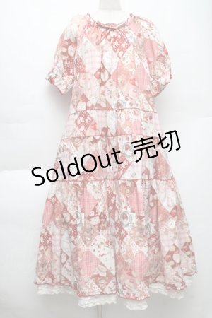 画像: PINK HOUSE / PH Tea Party ワンピース  ピンク S-25-12-02-031-LO-OP-AS-ZS