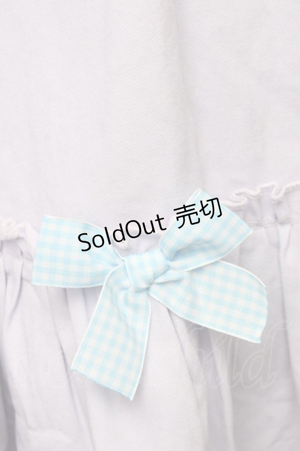 画像4: Nile Perch / フリルジャンパースカート<BIGワッペン>  ラベンダー S-25-12-02-042-LO-OP-HR-ZS (4)