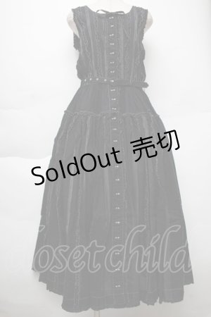 画像: PINK HOUSE / ノースリーブワンピース  黒 S-25-12-02-046-LO-OP-HR-ZS