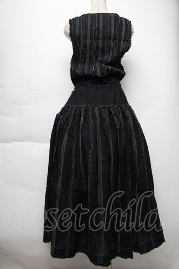 画像2: PINK HOUSE / ノースリーブワンピース  黒 S-25-12-02-046-LO-OP-HR-ZS (2)