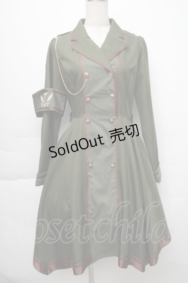 画像1: Amavel / Valiant Knight ヘムラインワンピース  カーキ S-25-12-02-047-CA-OP-HR-ZS (1)