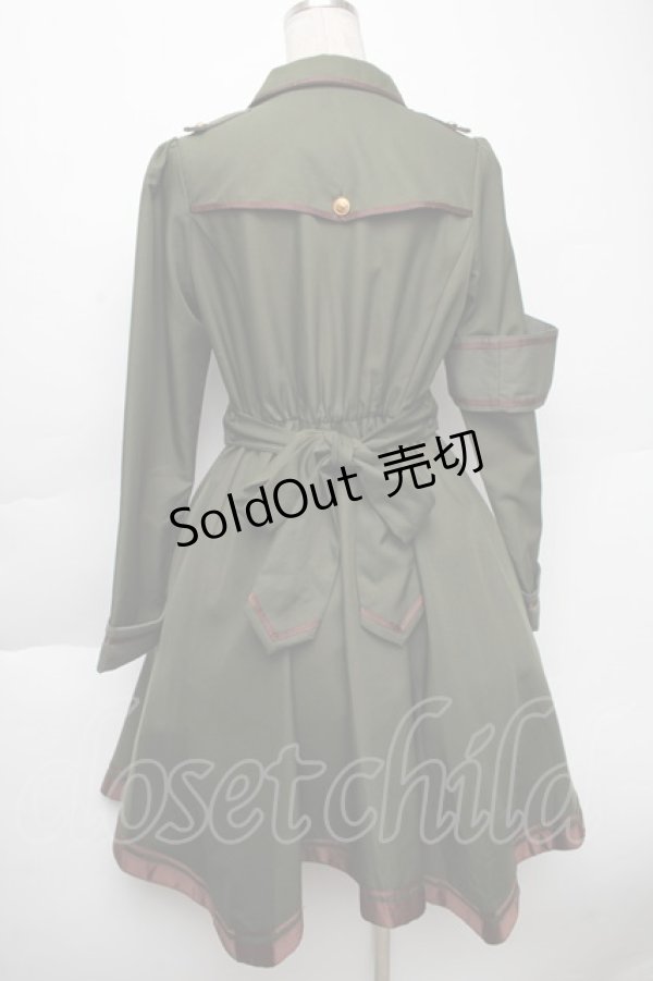 画像2: Amavel / Valiant Knight ヘムラインワンピース  カーキ S-25-12-02-047-CA-OP-HR-ZS (2)