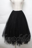画像1: titty&Co. / チュールロングスカート  黒 S-25-12-02-049-LO-SK-HR-ZS (1)