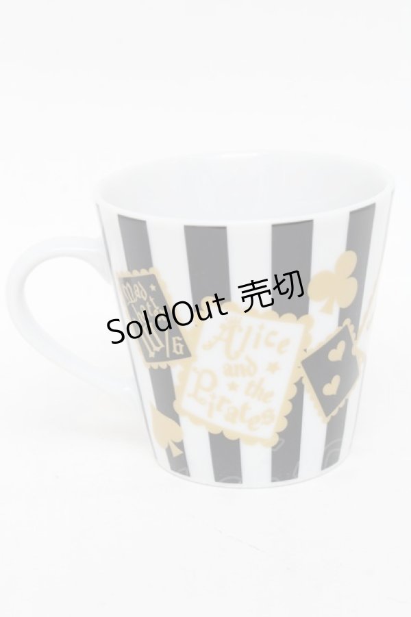 画像2: ALICE and the PIRATES / マグカップ  黒ｘ白 S-25-12-02-001-PA-ZA-HR-ZS (2)