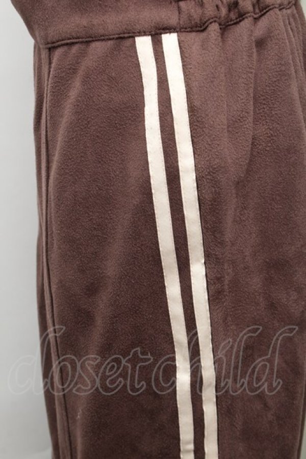 画像3: axes femme / カットスエードジップスカート  ブラウン S-25-12-02-056-AX-SK-AS-ZS (3)