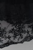 画像3: F&A / 裾刺繍チュールスカート  黒 S-25-12-02-059-LO-SK-HR-ZS (3)