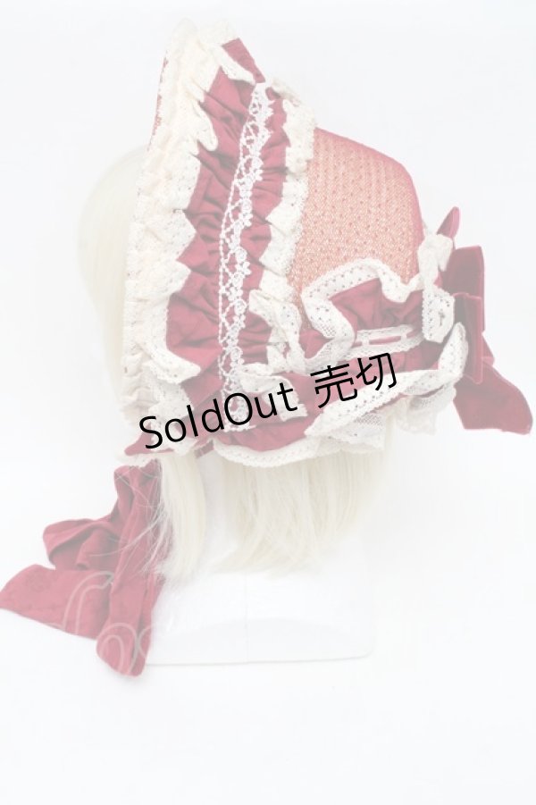 画像3: Hoshibako Works / 西洋人形魔法ボンネット  ボルドー S-25-12-02-009-LO-AC-HR-ZS (3)