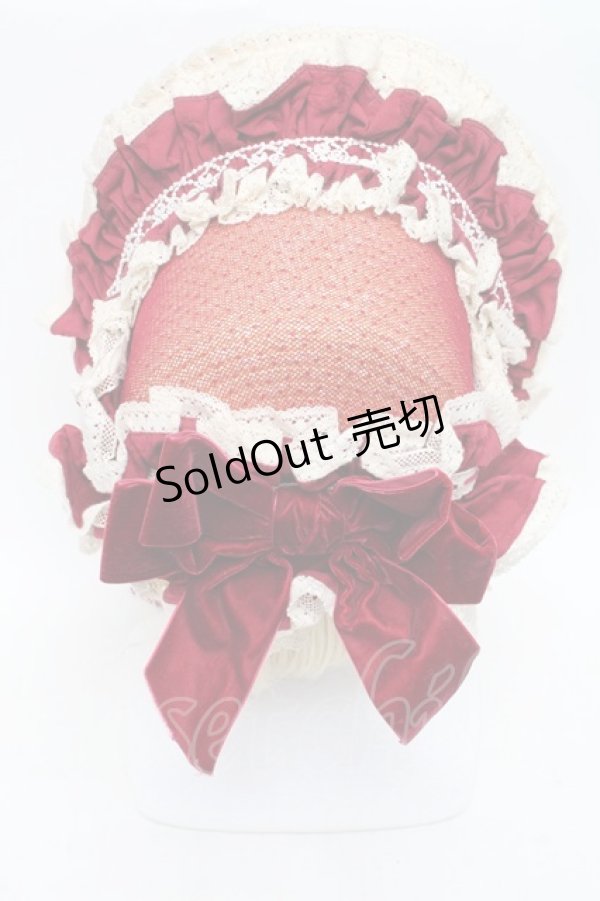 画像4: Hoshibako Works / 西洋人形魔法ボンネット  ボルドー S-25-12-02-009-LO-AC-HR-ZS (4)