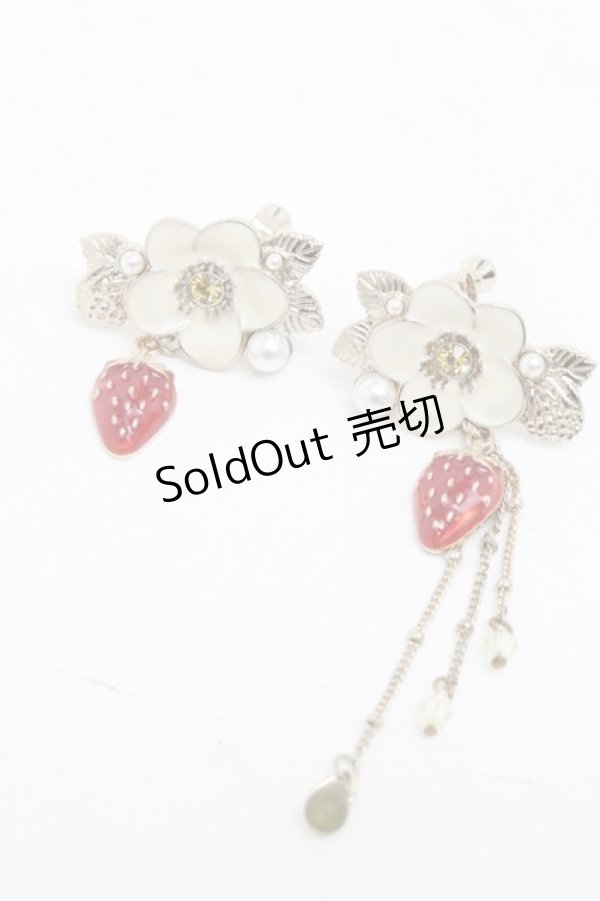 画像1: axes femme / いちごイヤリング  ゴールド S-25-12-02-002-AX-ZA-AS-ZS (1)