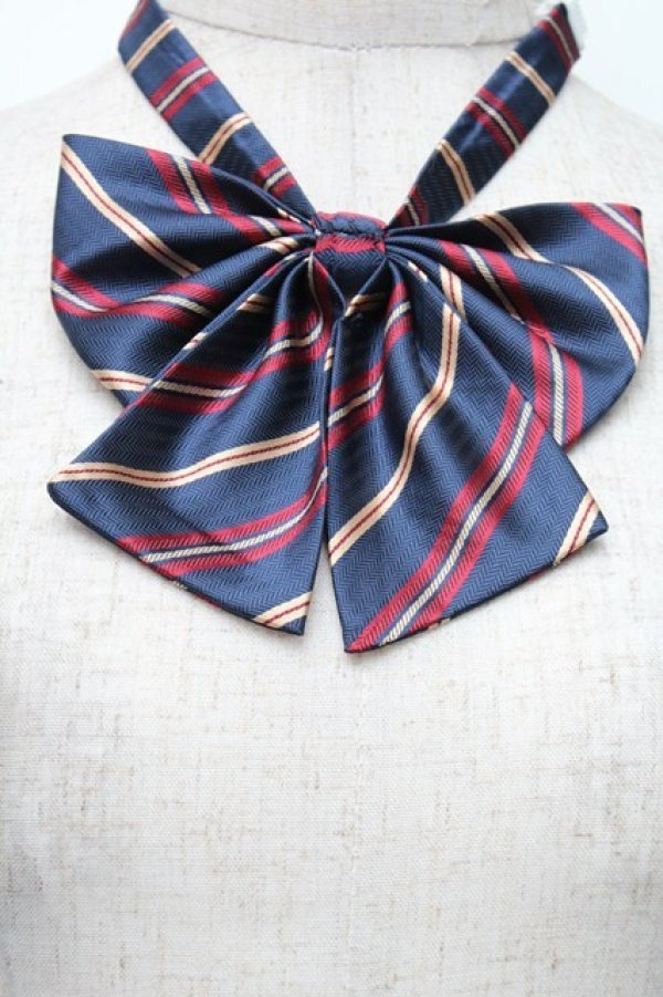 画像2: LOLITA / リボンネクタイ  紺 S-25-12-02-013-LO-ZA-HR-ZS (2)