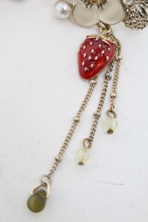 画像2: axes femme / いちごイヤリング  ゴールド S-25-12-02-002-AX-ZA-AS-ZS (2)