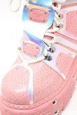 画像6: ANTHONY WANG / 厚底スニーカー 25.5 ピンク S-25-12-02-016-PU-SH-HR-ZS (6)