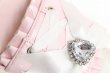 画像6: DearMyLove / ハートビジューダブルリボンサンダル 25 ピンク S-25-12-02-018-EL-SH-HR-ZS (6)