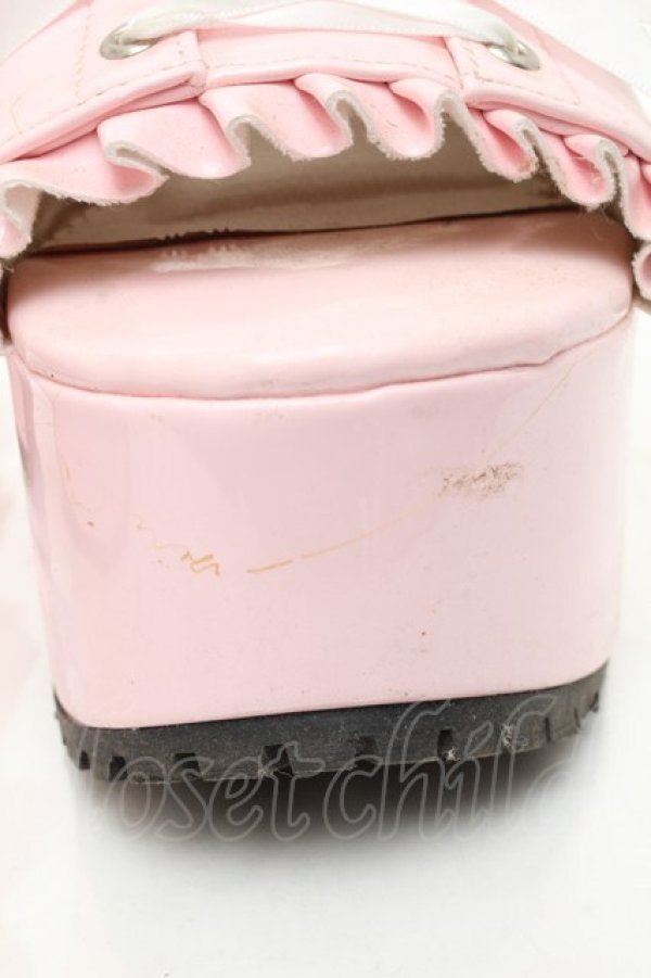 画像7: DearMyLove / ハートビジューダブルリボンサンダル 25 ピンク S-25-12-02-018-EL-SH-HR-ZS (7)