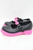 画像3: Dr.Martens （Getta Grip） / ハローキティ メリージェーン UK6 25~25.5 黒ｘピンク S-25-12-02-020-PU-SH-HR-ZS (3)