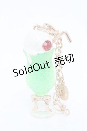 画像: axes femme POETIQUE / クリームソーダバッグチャーム  グリーン S-25-12-02-003-AX-ZA-AS-ZS