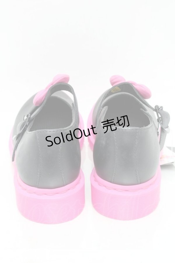 画像4: Dr.Martens （Getta Grip） / ハローキティ メリージェーン UK6 25~25.5 黒ｘピンク S-25-12-02-020-PU-SH-HR-ZS (4)
