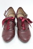 画像2: ALICE and the PIRATES / クラシカルコンビパンプス  ボルドー S-25-12-02-021-PA-SH-HR-ZS (2)