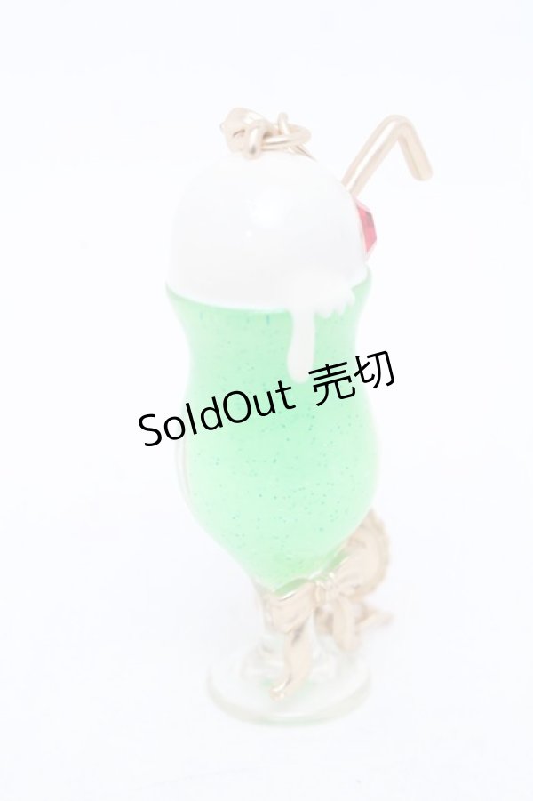 画像2: axes femme POETIQUE / クリームソーダバッグチャーム  グリーン S-25-12-02-003-AX-ZA-AS-ZS (2)