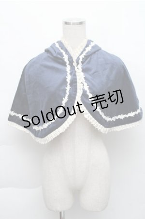 画像: Miss Point（海外ロリータブランド） / Harvest ケープ  ネイビー S-25-12-04-038-EL-BL-HR-ZS