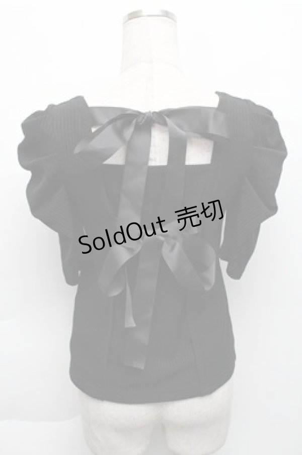 画像2: LOLITA / リブニット  黒 S-25-12-04-039-LO-BL-HR-ZS (2)