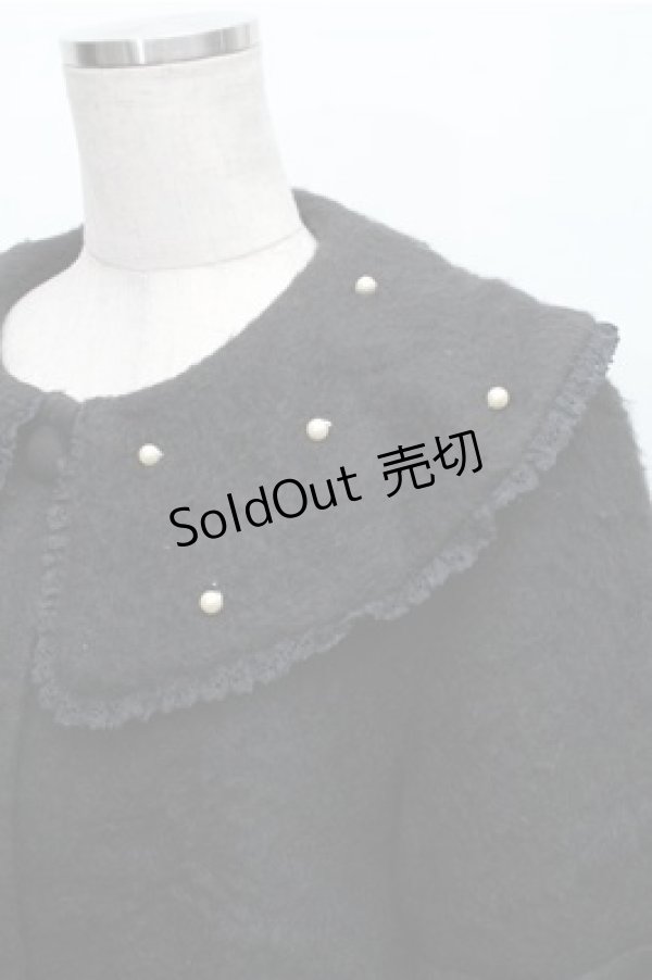 画像3: Maria pipi / パールカラーふわふわシャギーコート  黒 S-25-12-04-042-EL-CO-AS-ZS (3)