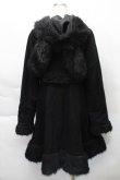 画像2: PUTUMAYO / うさ耳コート  黒 S-25-12-04-043-PT-CO-AS-ZS (2)
