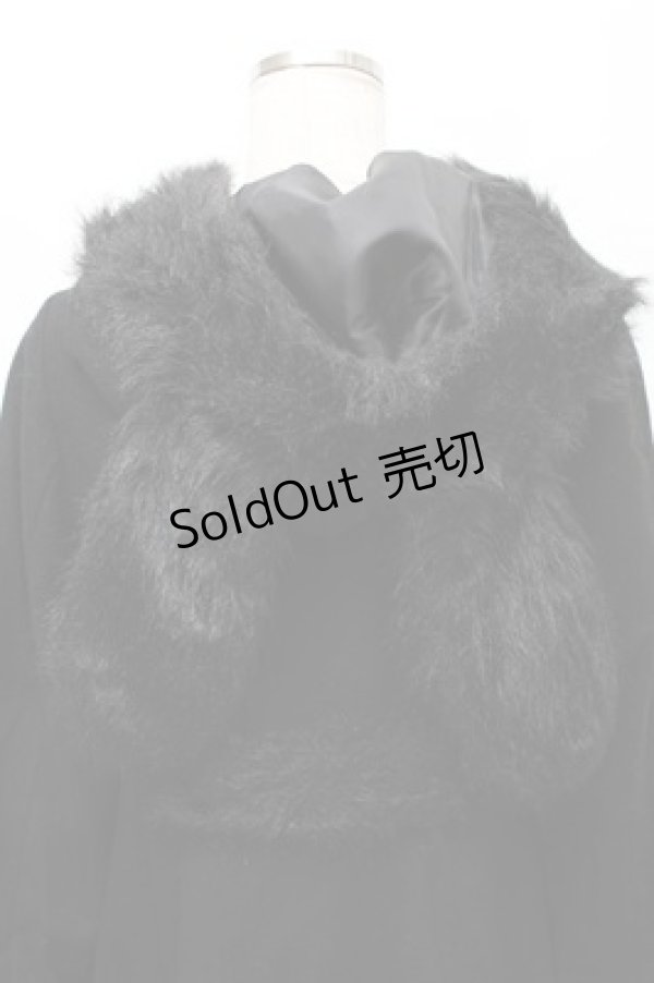 画像3: PUTUMAYO / うさ耳コート  黒 S-25-12-04-043-PT-CO-AS-ZS (3)