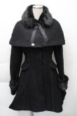 画像1: GOTH / ケープ付ロングコート  黒 S-25-12-04-045-GO-TO-HR-ZS (1)