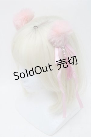 画像: LOLITAその他 / チャイナクリップ  ピンク S-25-12-04-008-LO-AC-HR-ZS