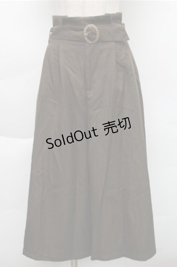 画像1: an another angelus / チェーンバックルロングキュロット  カーキ S-25-12-04-064-CA-PA-HR-ZT517 (1)