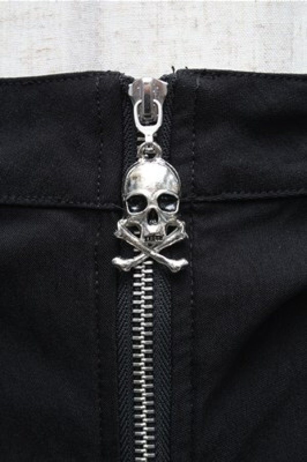 画像3: KILL STAR / チェーン付きストレッチスキニーパンツ XS 黒 S-25-12-04-065-SL-PA-HR-ZS (3)