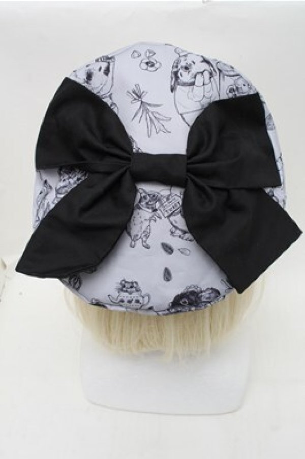 画像1: ATELIER　Ruby / 森の中のティーパーティーベレー  グレー S-25-12-04-010-EL-AC-AS-ZS (1)