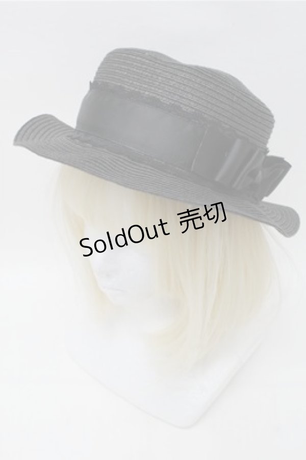 画像1: m petit by misako / AMブレードカンカン帽  グレー S-25-12-04-012-LO-AC-HR-ZS (1)