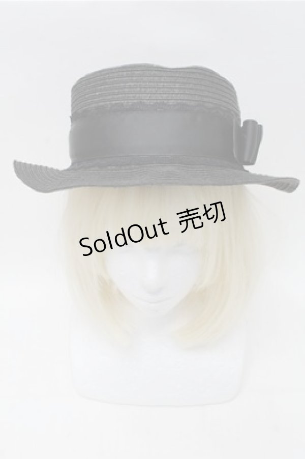 画像2: m petit by misako / AMブレードカンカン帽  グレー S-25-12-04-012-LO-AC-HR-ZS (2)