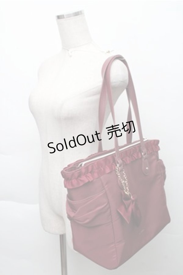 画像3: m petit by misako / トートバッグ  ワイン S-25-12-04-017-LO-BG-HR-ZS (3)